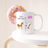 YouNique Designs Sober Coffee Mug, 11 Ounces, White, Unicorn Mug, 1 Year Sobriety Gifts for Women