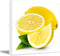Canvas Prints Wall Art - Fresh Lemon Fruits Photograph | Modern Wall Decor/Home Decoration Stretched Gallery Canvas Wrap Giclee Print & Ready to Hang - 24" x 24"