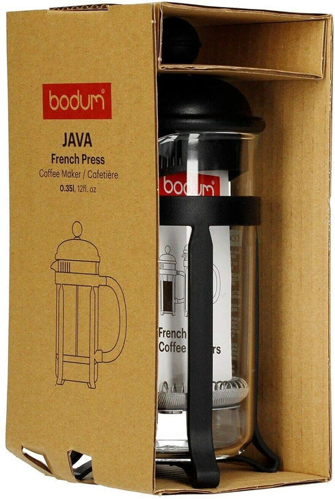 Bodum Java French Press Coffee Maker, 34 Ounce, 1 Liter, (8 Cup), Black
