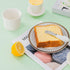 Warome Butter Crock with Knife,4.5OZ White Butter Keeper with Water Line/French Butter Dish/Butter Storage/Butter Dish with Lid ,Ceramic Butter Container, Keep the Butter Fluffy & Fresh