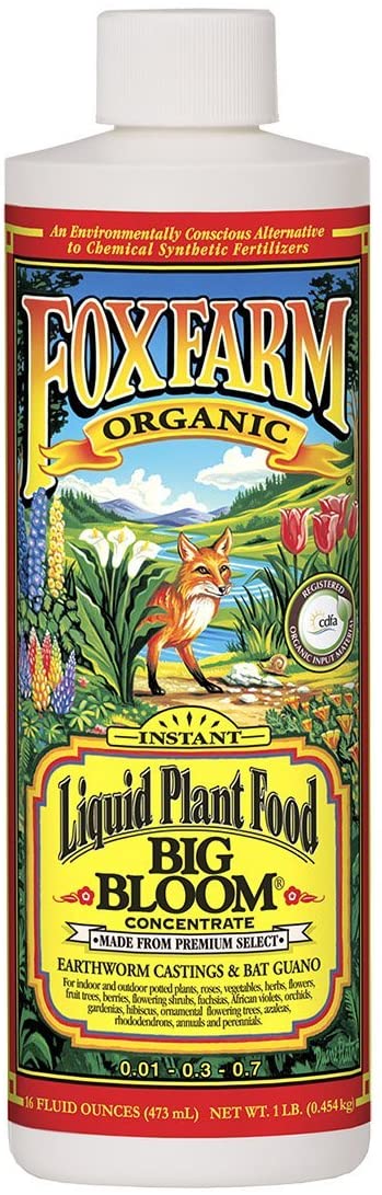 Fox Farm FX14091 Big Bloom Liquid Concentrate Fertilizer, 1-Pint, White
