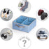 Drawer Organizer, TopMade Foldable Underwear Drawer Organizer Clothes Drawer Dividers Desk Closet Organizer Dresser Fabric Bin Shelves Storage Baskets Box for Bra Sock Ties, 4 Cell Drawer Organization
