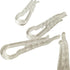 NiftyPlaza U Shape Clear Durable Plastic Alligator Clips Shirts Folding Ties Socks Pants Hold Garments in Place (1000 Alligator Clips)