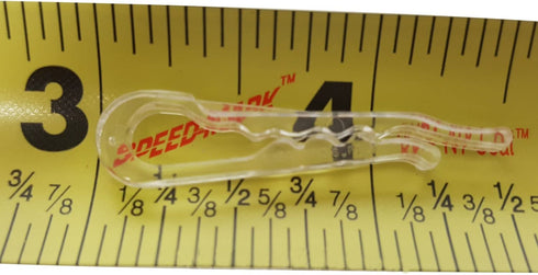 NiftyPlaza U Shape Clear Durable Plastic Alligator Clips Shirts Folding Ties Socks Pants Hold Garments in Place (1000 Alligator Clips)