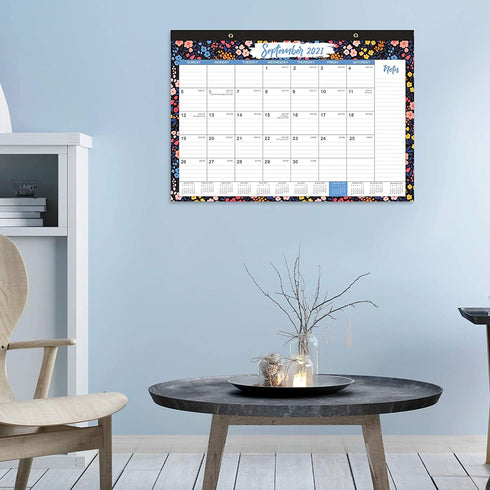 2022 Desk Calendar - 18 Months Extra Large Desk/Wall Calendar, 22" x 17" , Jul 2021 - Dec 2022, Academic Desk Calendar with Corner Protectors