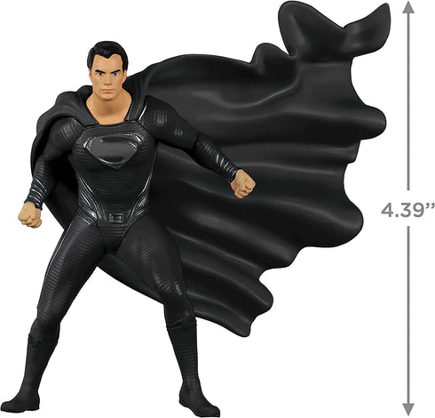 Hallmark Keepsake Christmas Ornament 2021, DC Comics Zack Snyder Justice League Black Suit Superman