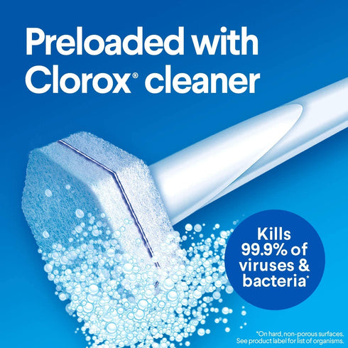 Clorox ToiletWand Disinfecting Refills, Disposable Wand Heads, blue Original, 30 Count