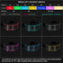 Luminous Glasses | Multi-colored in One LED Glasses, 256 Flash Combinations | Glowing Light Up Party Supply for Bar Club Halloween