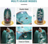 Zvaiuk 2 Sides LED Waterfall Incense Burner?Ceramic Backflow Incense Holder , Fountain Smoke Incense Holder with 120 Incense Cones & 50 Incense Stick, Aromatherapy Ornament Home Decor(Blue)