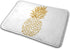 Gold Pineapple Memory Foam Bath Mats, Soft Non Slip Absorbent Bath Rugs for Livingroom & Bathroom Rug Carpet 15.8" x 23.6"