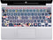 SANFORIN Silicon Keyboard Cover Skin for HP Chromebook 11 x360 11.6", Chromebook 11 G2/G3/G4/G5/G6 EE/G7 EE 11.6’’, HP Chromebook 14-ca 14-ak 14-X Series,HP Chromebook 14 G2 G3 G4,Red Flower