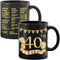 Greatingreat 1982 Old Time Information-40th Birthday Mug, Happy 40 Birthday Party, Turning 40 Birthday, 40th Bday For Her & Him, Forty Birthday Mug, Milestone Birthday