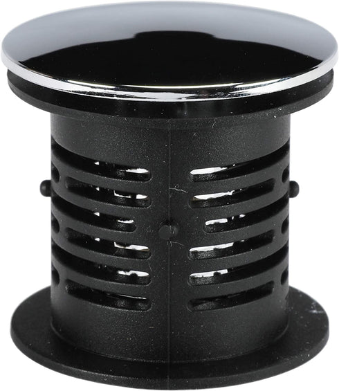 DANCO 2-in-1 Bathtub Hair Catcher Strainer and Stopper | Drain Protector Snake, Snare & Auger | Hair Drain Clog Prevention (10772),Bathtub - Chrome