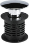 DANCO 2-in-1 Bathtub Hair Catcher Strainer and Stopper | Drain Protector Snake, Snare & Auger | Hair Drain Clog Prevention (10772),Bathtub - Chrome