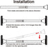 Shower Curtain Rod Tension No Drill, Spring Tension Rod for Windows, Stainless Steel Curtain Rod Adjustable 26-47 Inches, Tension Shower Rod for Bathroom, Kitchen, Window, Closet, Doorway, White