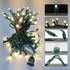 Yirunfa Christmas String Lights 50 Warm White LED 5mm Mini LED String Lights, 120V UL, 25ft Green Wire Xmas Lights for Indoor & Outdoor Use, Holiday Party Decorations,Trees, Light Displays