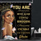 LIGHTINHOME African American Woman Quotes Shower Curtain Inspirational Black Girl Queen 60Wx72H Motivational Butterfly Intelligent Word Fabric Waterproof Home Bathtub Decor 12 Pack Plastic Hooks