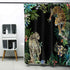 MACOFE Animal Print Leopard Shower Curtain Set,Hooks Included,Tropical Safari Black Fabric Bathroom Shower Curtain (72 x 72)