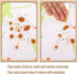 Eternal Beauty Spillproof Table Cloth Round 60" Polyester Washable Picnic Tablecloth for Outdoor Dining Table (Green Polka Dots)