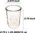 Weck Canning Jar 743-3/4 L Weck Mold Jars made of Transparent Glass - Eco-Friendly Canning Jar - Food Storage Containers with Lids Airtight 1 Jar with Keep Fresh Cover