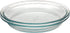 Pyrex 6001003 Glass Bakeware Pie Plate 9" x 1.2" Pack of 2, 5.2, Clear