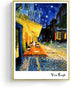 Walldekor Famous Impressionism Artwork by Van Gogh, Cafe Terrace at Night, Unframed, Poster Wall Art Print for Home Decor Wall Decor(16x24 Inch)