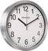 Adalene Modern Metal Wall Clock Silent - 10 Inch Analog Wall Clocks Battery Operated Non Ticking - White Face Aluminum Wall Clocks Decorative Living Room Décor, Kitchen, Bedroom, Bathroom, Office