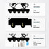 Mickey and Minnie's Love Theme Wall Decor Hooks Customize Household Door Decor Hooks Multi-Function Wall Coat Bags Clothes Hook Keys Holder