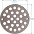 VOURUNA 4-Inch Screw-in Shower Drainer Cover Replacement Floor Strainer Floor Drain Brushed Nickel