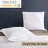 PHF 100% Cotton Jacquard Euro Sham, 26" x 26", Set of 2, Home Decorative Euro Throw Pillow Covers for Couch Sofa Bed, No Filling, White
