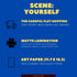 SCENE: YOURSELF Happy 40th Birthday Decorations for Men Women 40th Birthday Gifts 40th Birthday Party Decor 11.7" x 16.5" Unframed Paper Matte Lamination Set of 4 Posters Prints, Black Gold