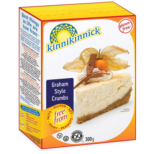Kinnikinnick Gluten Free Graham Style Crumbs, 10.5 Ounce