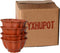 Yxhupot 4pcs Teacups 2.5oz Chinese Yixing Clay Zisha Cup Diamond Flower (Red brown)