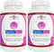 Daily Wellness Fertility Blend for Women - Fertility Supplements for Women, Conception Fertility Prenatal Vitamins, Trying to Conceive Progesterone Supplements, Cycle Support Conception Pills - 2 Pack