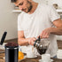 Coffee Canister- 20 Oz Flour Container With Date Tracking, Have With Carbon Dioxide Release Valve And Stainless Steel Spoon, Used To Store , Tea€?flour€?cereals And Coffee Beans. Black