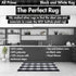 All Prime Buffalo Plaid Rug (Black & White, 24x37)