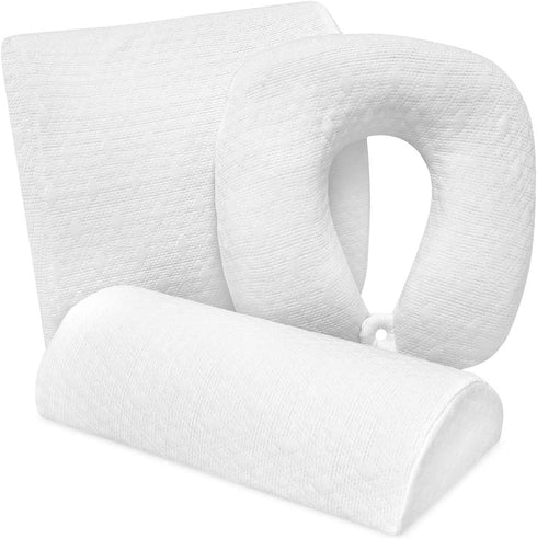 BioPEDIC Gel-Infused Memory Foam Any Position Pillow, White
