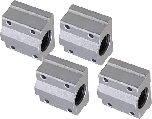 BQLZR SCS8UU Linear Motion Ball Bearing CNC Slide Bushing 34.5mm Length Pack Of 4