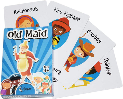 Regal Games - Classic Card Games - Old Maid - Card Game Gift for Christmas, Birthdays, Holidays, and Family Gatherings