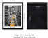 Finefrarm 12x16 Frames Display 11x14 Picture with Mat or 12 x 16 Photo Without Mats Black Picture Frames Wall Art for Living Room and Office Wall Mounting Decor