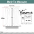 Yakamok Gray Rod Pocket Curtains Room Darkening Thermal Insulated Blackout Curtains for Bedroom, Window Treatment Drapes for Living Room, 38W x 45L Inch, Grey, 2 Panels
