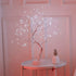 Lxcom Lighting LED Branch Lights 108 LEDs New Silver Copper Wire Tree Branches LED Bonsai Table Tree Lighted USB Battery Operated with Touch Switch Decorative Desk Lamp for Home Decor (Daylight White)