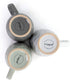 Elama Wave Series Mug Set, 12 oz, Assorted Grey 1