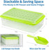 Ice Cube Tray with Lid and Bin for Freezer, Easy Release 55 Nugget Ice Tray with Cover, Storage Container, Scoop. Perfect Small Ice Cubes Trays & Mold. Flexable Durable Plastic, BPA Free
