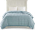Madison Park Windom Microfiber Down Alternative Stain Resistant Blanket, Twin, Blue