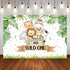 Avezano Wild One Backdrop 7x5ft 1st Birthday Safari Party Decoration Drive by First Birthday Photo Booth Background Jungle Animals Theme Dessert Table Banner (7x5ft)