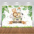 Avezano Wild One Backdrop 7x5ft 1st Birthday Safari Party Decoration Drive by First Birthday Photo Booth Background Jungle Animals Theme Dessert Table Banner (7x5ft)