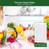 Vacuum Sealer Bags,Food Saver Bags,200 Pint,6"x10",Freezer Storage Bags,Heavy Duty Puncture Prevention,Sous Vide Vacuum Meal Safe,Universal Pre Cut Bag Design