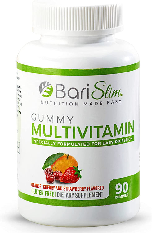 BariSlim Bariatric Chewable Multivitamin Gummies– Specially Formulated Gummy Vitamin for Patients After Weight Loss Surgery - Easy Digestion & Maximum Absorption| 90 Fruit Chews