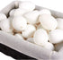 Juvale Blank White Plastic Eggs for DIY Painting and Decorating (48 Pack)